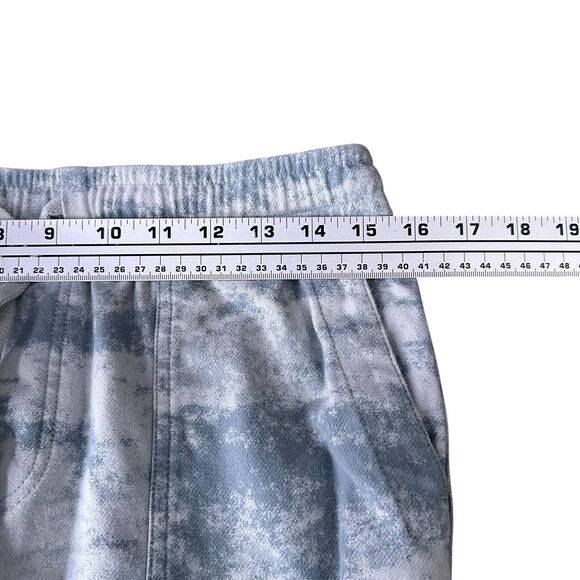 Athleta Farallon Jogger Pants Women's Small Camo Coast Blue Travel Fitted Cotton - Picture 7 of 9